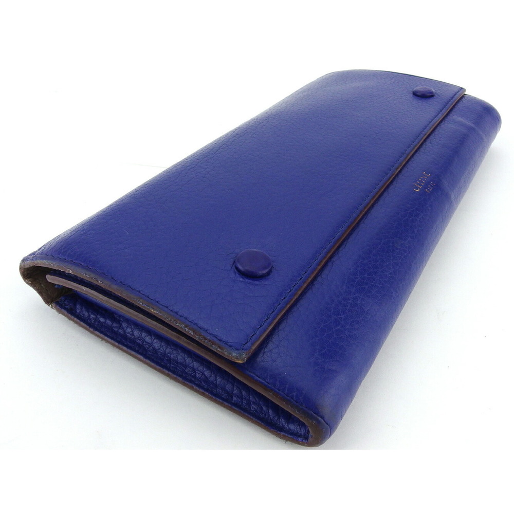 Celine Multi Beige Flap Function Leather Wallet L… - image 4